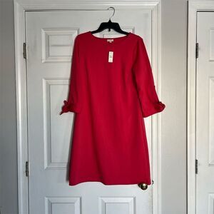 Talbots Women's pink Bell Sleeve Knee Length Dress Size S